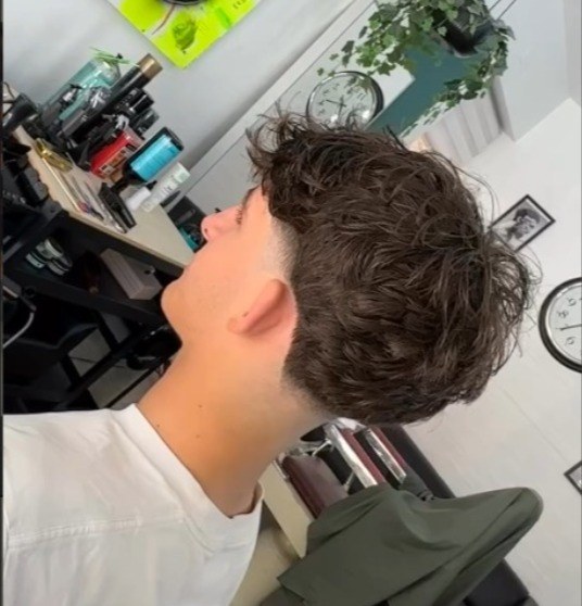 Trabalho de corte e barba realizado na Senhor Barbeiro